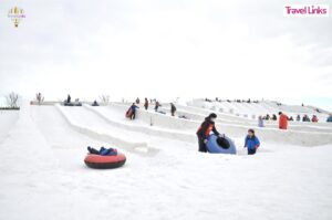 Snow activities in Hokkaido