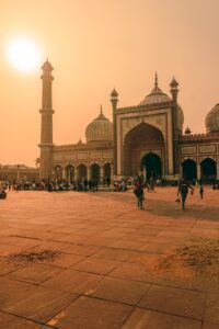 Jama Masjid on a winter morning