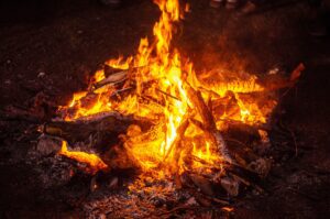 Lohri bonfire